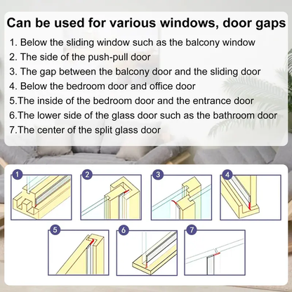 🌬️ Keep drafts, dust & noise outside – seal it tight! 🏠